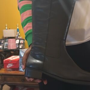 INC black riding boots